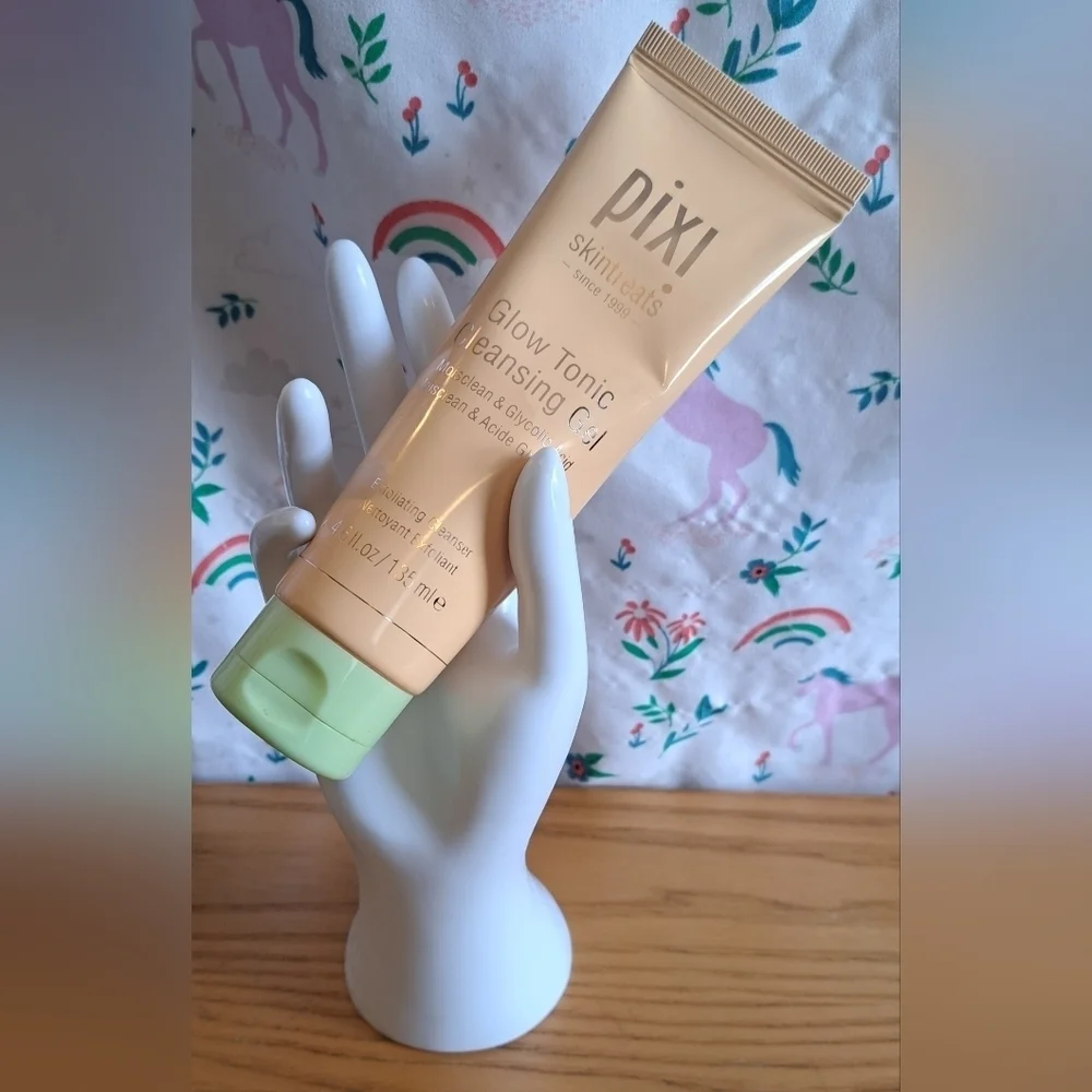 NIB Pixi Glow Tonic Exfoliating Cleansing Face Skin Gel w/ Glycoloc Acid 4.6oz